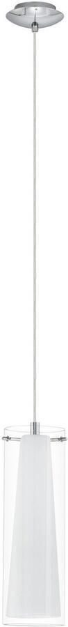 EGLO Hanglamp PINTO Pendellampe E27 IP20 Stahl und Glas Esstischlampe Lampe Hanglicht hanglamp - Foto 6