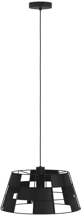 EGLO Hanglamp PONTEFRACT Pendellampe Stahl E27 Esszimmerlampe Hängelampe Lampe Hanglamp ronde hanglamp van metaal in zwart Ø 42 cm (1 stuk) - Foto 4