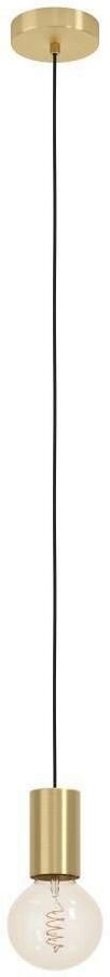 EGLO Hanglamp POZUETA 1 Hanglamp E27 fitting met kabel metaal in messing Ø 6 5 cm (1 stuk) - Foto 4