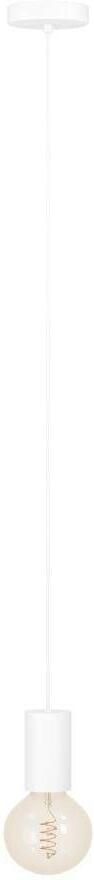 EGLO Hanglamp POZUETA 1 Hanglamp E27 fitting met kabel metaal in wit Ø 6 5 cm (1 stuk) - Foto 4