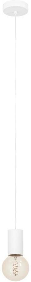 EGLO Hanglamp POZUETA 1 Hanglamp E27 fitting met kabel metaal in wit Ø 6 5 cm (1 stuk) - Foto 3
