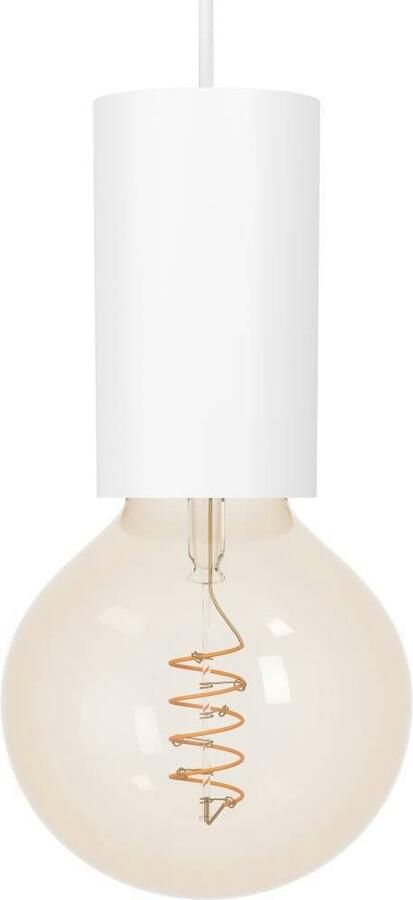EGLO Hanglamp POZUETA 1 Hanglamp E27 fitting met kabel metaal in wit Ø 6 5 cm (1 stuk) - Foto 2