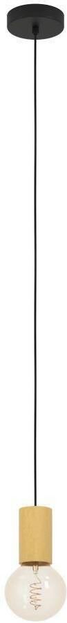 EGLO Hanglamp POZUETA 1 Hanglamp FSC100HB E27 fitting met kabel hanglamp Ø 6 5 cm (1 stuk) - Foto 4