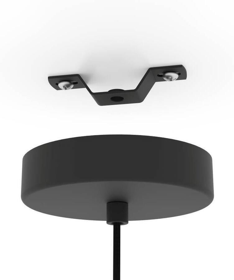 EGLO Hanglamp POZUETA 1 Hanglamp FSC100HB E27 fitting met kabel hanglamp Ø 6 5 cm (1 stuk)