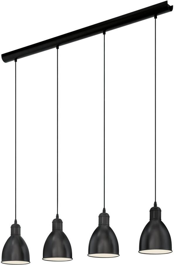 EGLO Hanglamp PRIDDY hanglamp pendellamp staal zwart E27 industrieel - Foto 7