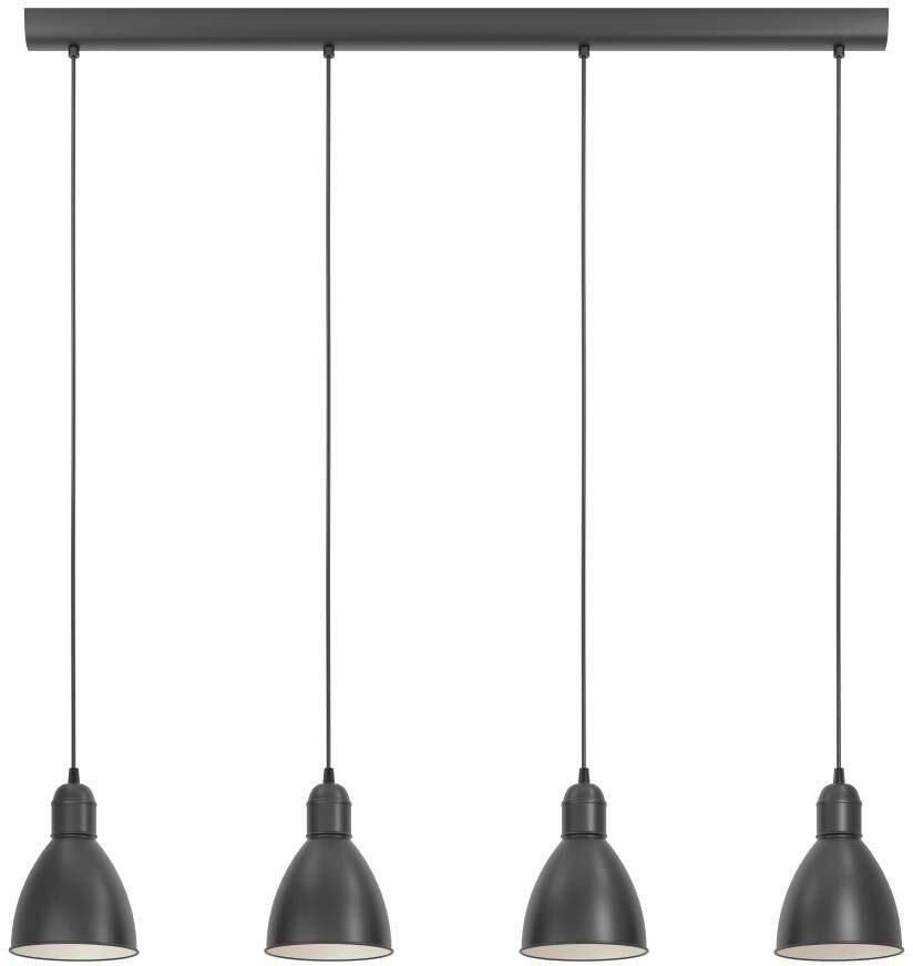 EGLO Hanglamp PRIDDY hanglamp pendellamp staal zwart E27 industrieel - Foto 5