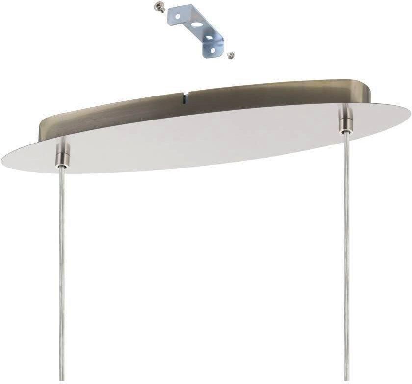 EGLO Hanglamp SENDERO Pendellampe Stahl und Holz E27 IP20 Wohnzimmerlampe Lampe Hanglamp staal in nikkel-mat hout in esdoorn natuur E27 77 5 cm (1 stuk)