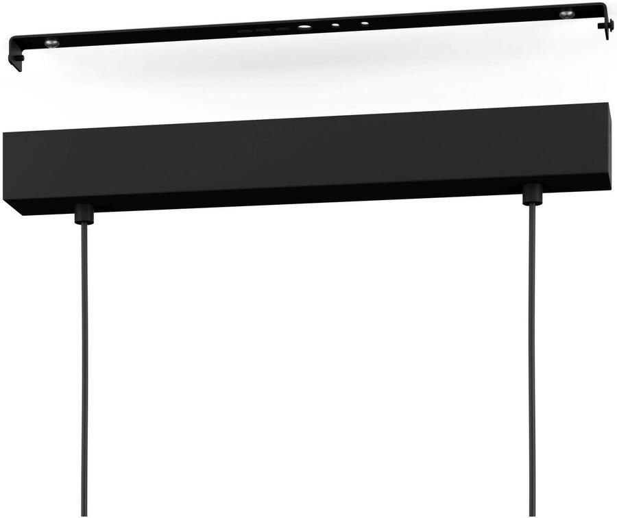 EGLO Hanglamp SIBERIA Hanglamp in zwart van staal 34W warmwit koudwit (1 stuk) - Foto 2