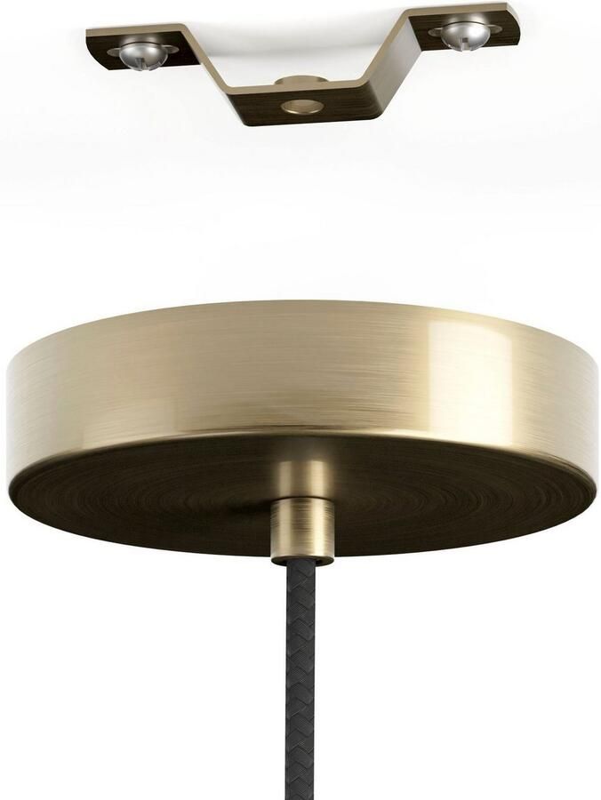 EGLO Hanglamp SOUTHERY Hanglamp in goudkleur en wit van staal excl. E27 40W (1 stuk) - Foto 2