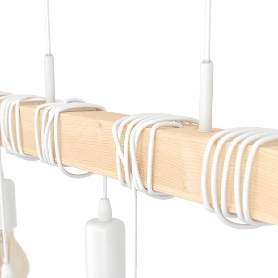 EGLO Hanglamp TOWNSHEND Hängelampe Pendelleuchte Holz Stahl Retro Industrial Vintage hanglamp industriële stijl retro hanglamp staal hout (1 stuk)