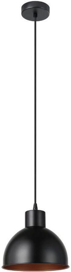 EGLO Hanglamp TRURO 1 hanglamp eettafellamp staal zwart koper E27 Vintage hanglamp Industrial retro hanglamp fitting: E27 - Foto 7