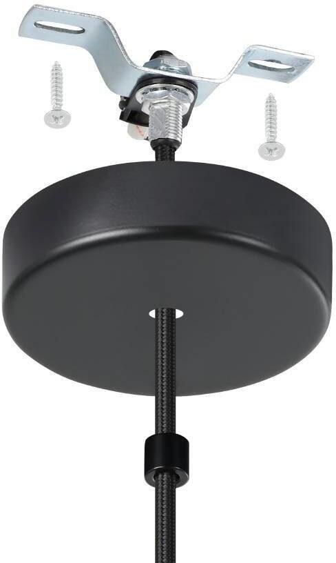 EGLO Hanglamp TRURO 1 hanglamp eettafellamp staal zwart koper E27 Vintage hanglamp Industrial retro hanglamp fitting: E27 - Foto 6