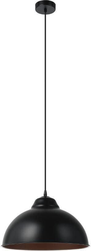 EGLO Hanglamp TRURO 2 hanglamp eettafellamp staal zwart koper E27 Vintage hanglamp van staal zwart koper E27 fitting Ø 37 cm (1 stuk) - Foto 4