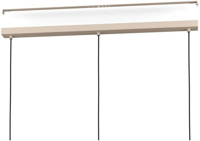 EGLO Hanglamp VALDIOLA Pendellampe Stahl IP20 E27 Esszimmerlampe Esstischlampe Plafondlamp metaal in zandkleur en geborsteld messing E27 fitting (1 stuk) - Foto 2