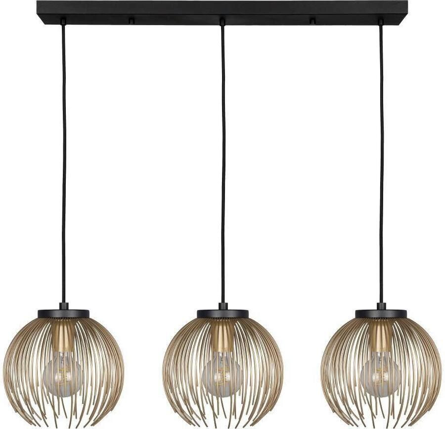 EGLO Â VenezuelaÂ HanglampÂ -Â E27Â -Â 93 5Â cmÂ -Â Goud Zwart Leen Bakker - Foto 3