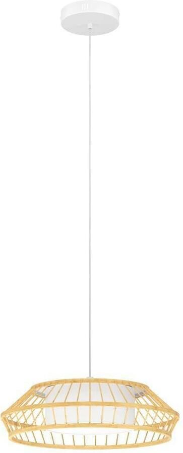 EGLO connect.z Yuku-Z Hanglamp Ø 46 cm Wit Bruin Instelbaar RGB & wit licht Dimbaar Zigbee - Foto 5