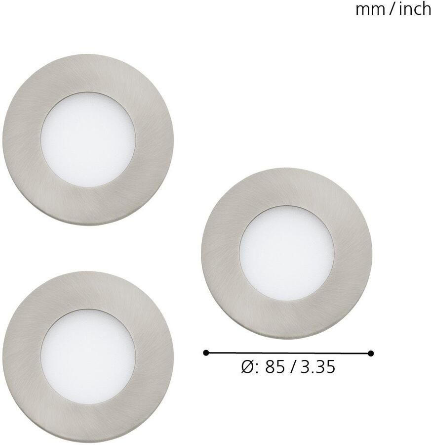 EGLO Inbouwlamp FUEVA-C CONNECT bediening via app + afstandsbediening BLE CCT RGB (1 stuk) - Foto 6