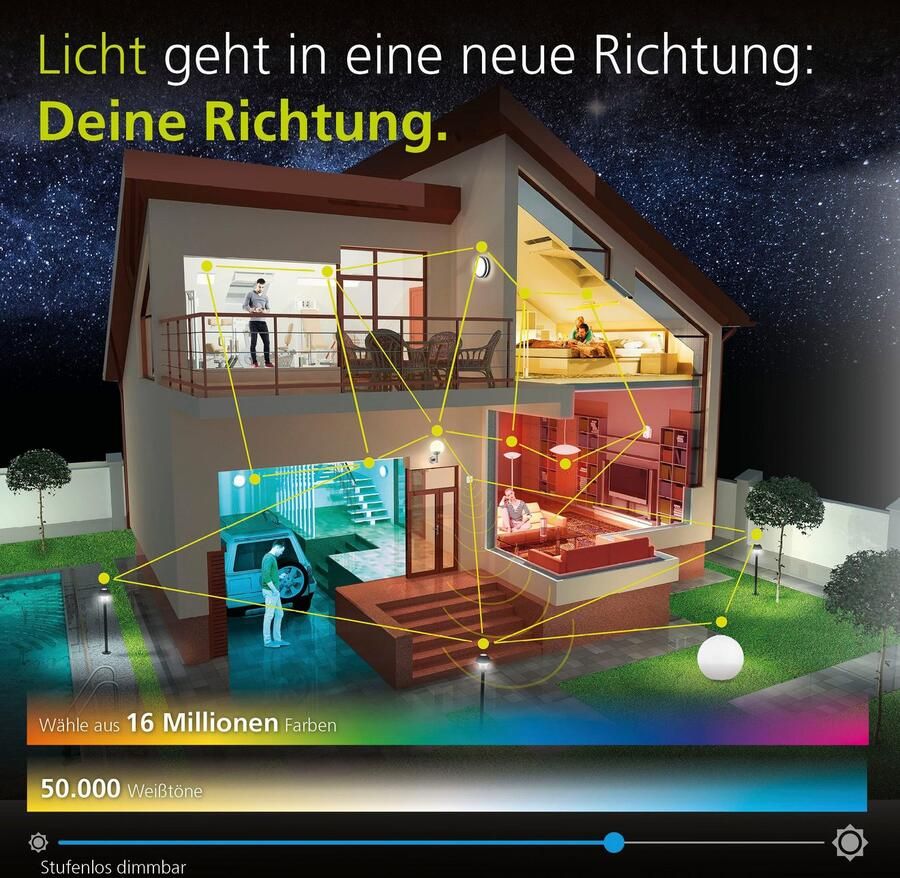 EGLO Hanglamp MONEVA-C Hanglamp CONNECT bediening via app + afstandsbediening (1 stuk) - Foto 2