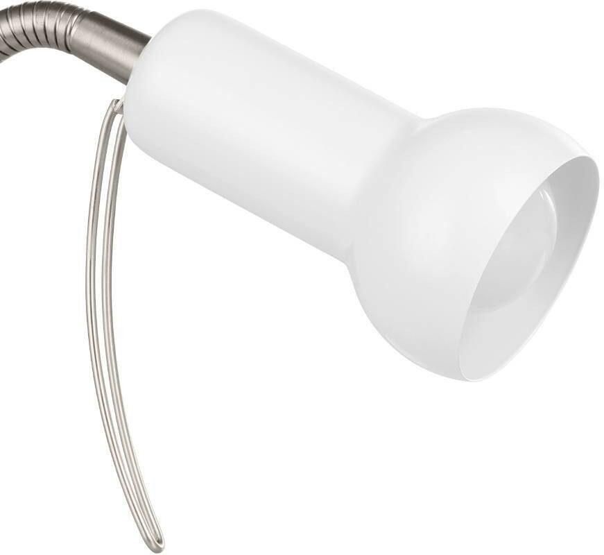 EGLO Klemlamp FABIO klemspot excl. lamp E14 met klem kantoor Klem lamp leeslamp schakelaar flexibele lampen hals hoogte: 30cm - Foto 3