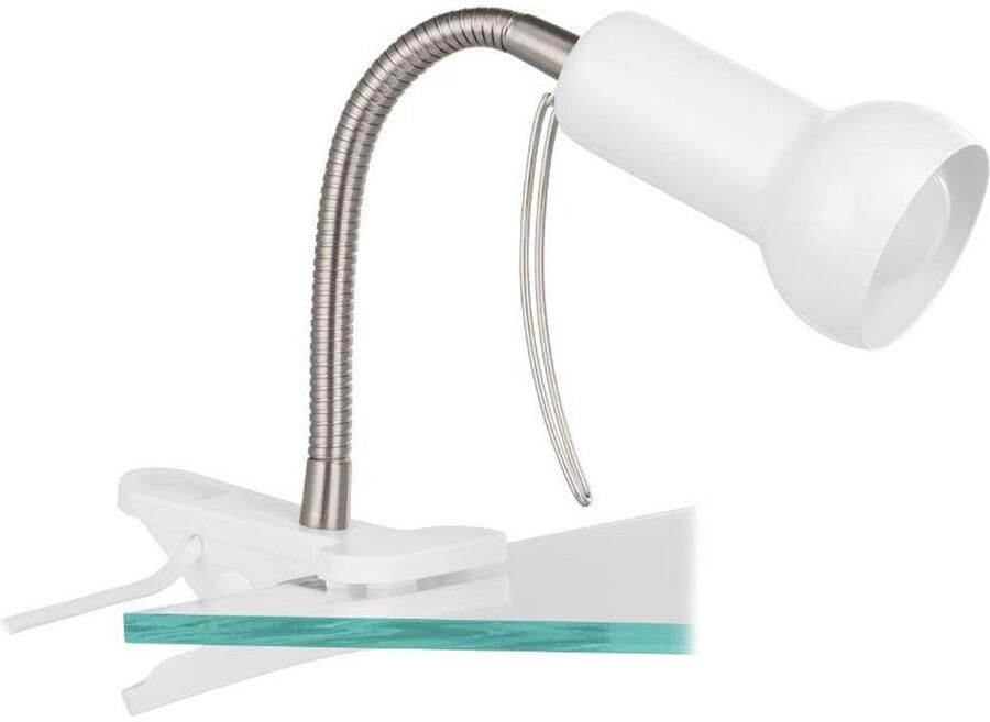 EGLO Klemlamp FABIO klemspot excl. lamp E14 met klem kantoor Klem lamp leeslamp schakelaar flexibele lampen hals hoogte: 30cm - Foto 5