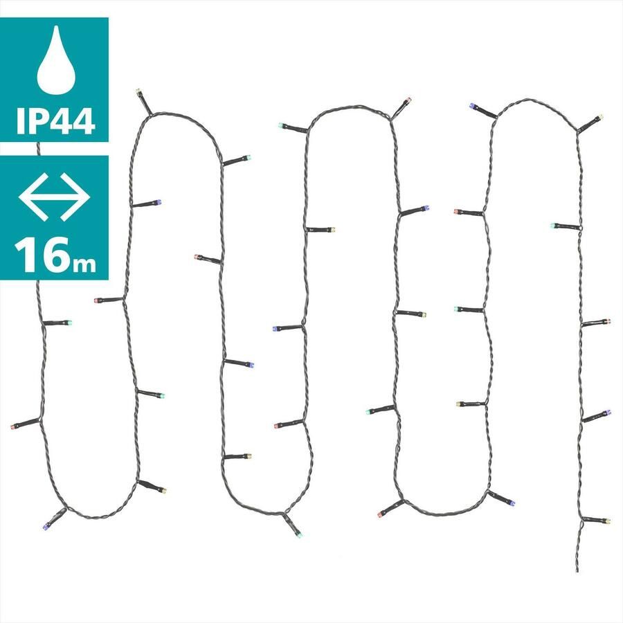 EGLO Led-lichtsnoer SERIE LED zwart 160x0 062w verlichting licht kerstverlichting kerstversiering decoratieve verlichting decoratie winter winterdecoratie kerst - Foto 2