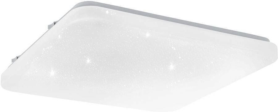 EGLO Led-plafondlamp FRANIA-S plafondlamp wit kristaleffect lage opbouw Plafondlamp met sterrenhemel-effect kleur: wit lamp L: 33 cm (1 stuk) - Foto 6