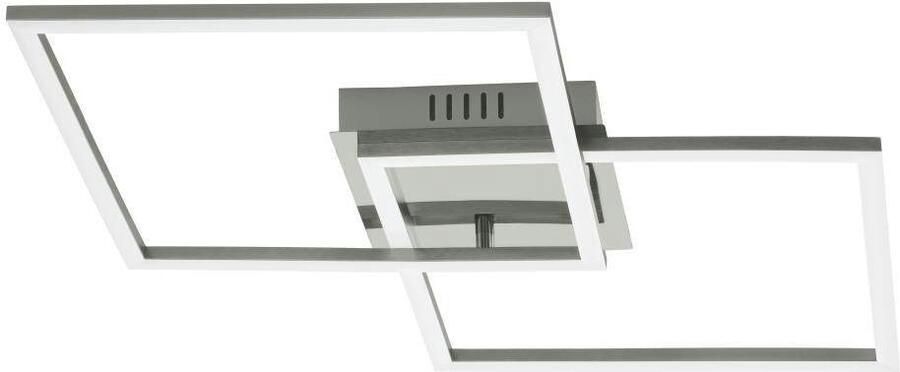 EGLO Led-plafondlamp Palmaves plafondlamp nikkel-mat geborsteld nachtlamp vierkanten (1 stuk) - Foto 11