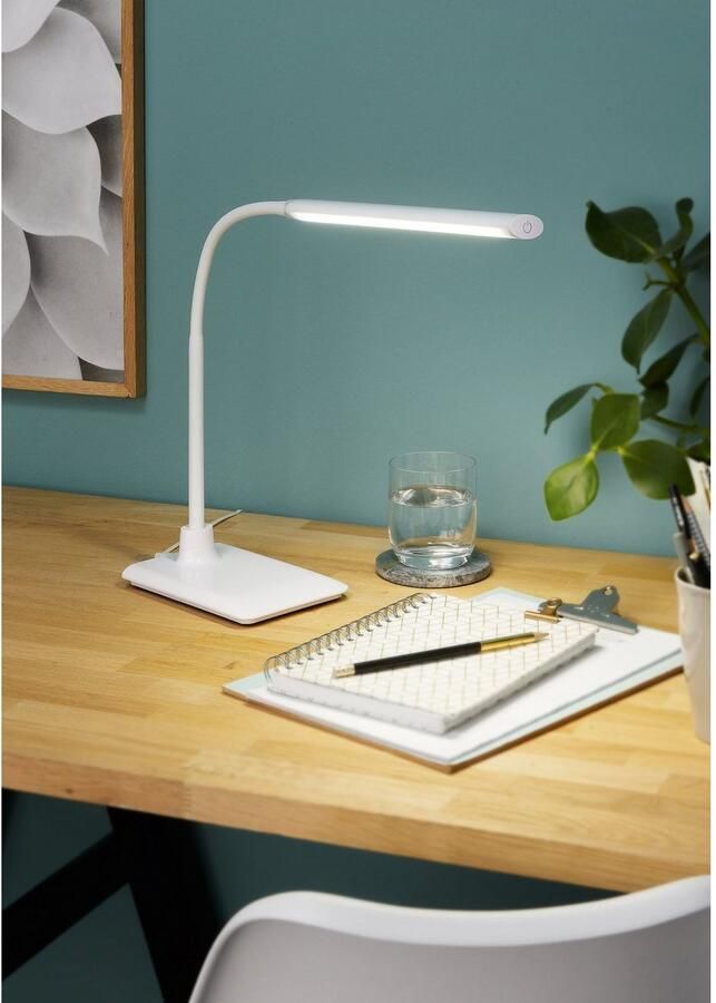 EGLO Laroa Tafellamp inclusief LED Kantelbaar Wit - Foto 4