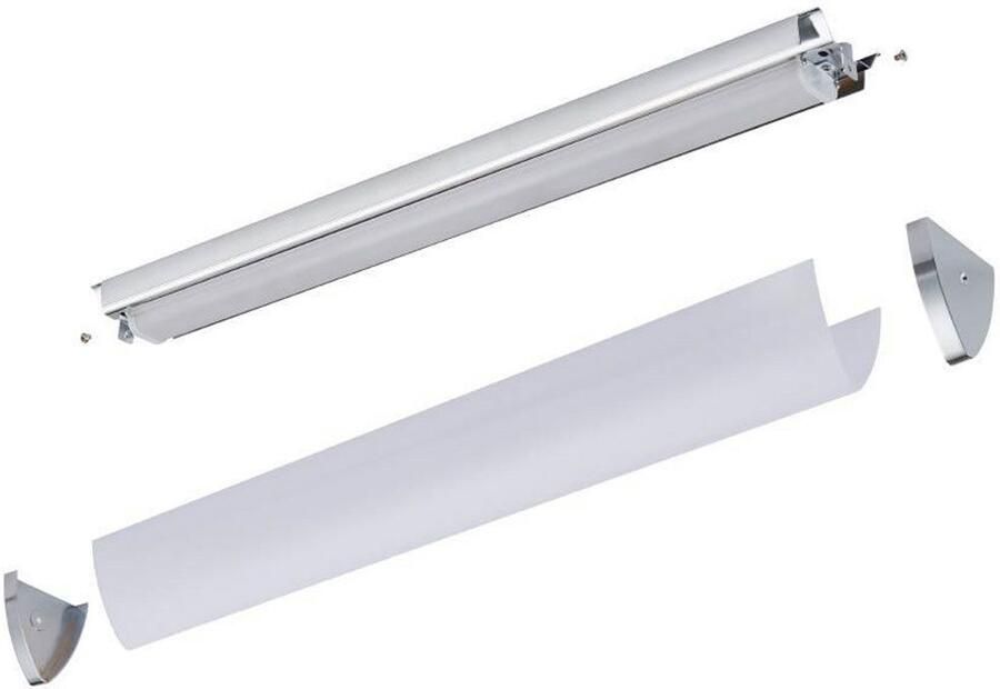 EGLO  Gita 2 Wand Plafondlamp - LED - Lengte 600mm. - Chroom - Wit - Foto 2