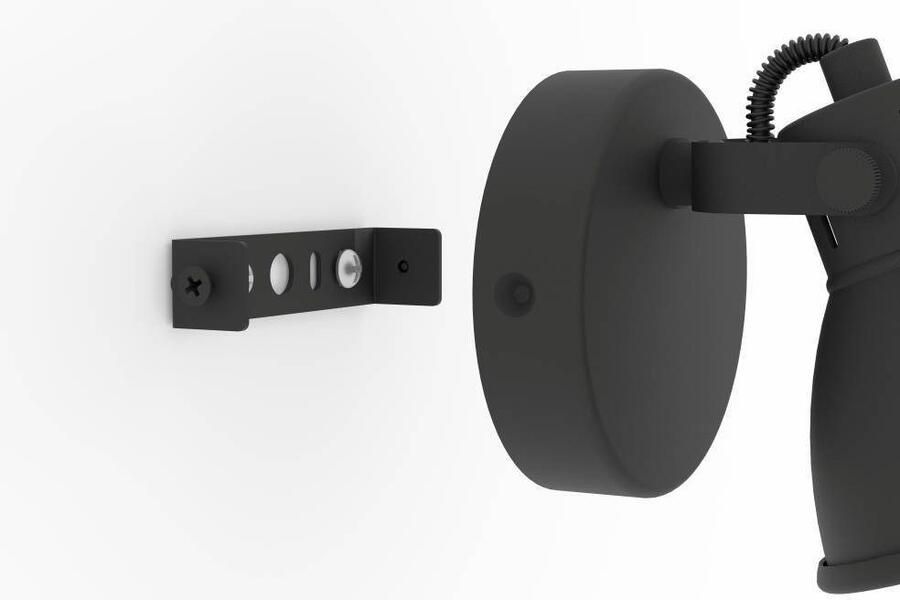 EGLO Led-wandlamp SERAS wandlamp plafondspot spot ganglamp zwart wit - Foto 6