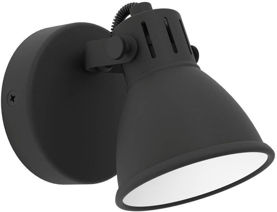 EGLO Led-wandlamp SERAS wandlamp plafondspot spot ganglamp zwart wit - Foto 4