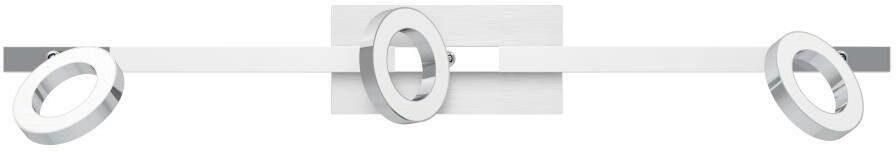 EGLO Ledplafondspots CARDILLIO 1 plafondlamp chroom 3-vlamig draaibare lampenkoppen - Foto 5