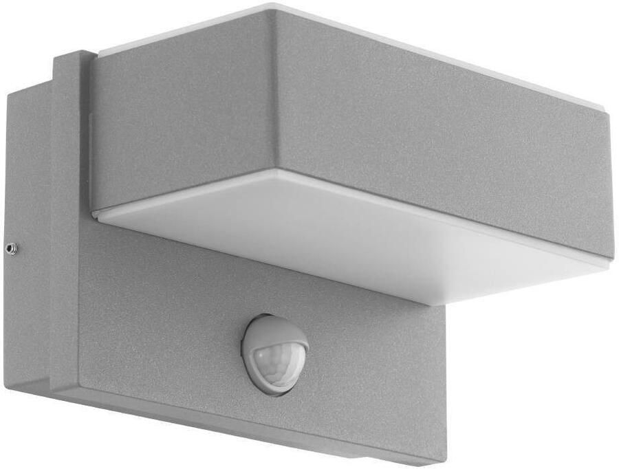 EGLO  Azzinano Wandlamp Voor buiten - SMD LED Module - IP44 - Zilver - Foto 4