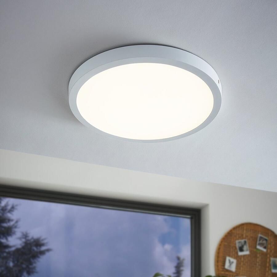 EGLO Opbouwarmatuur FUEVA 1 slank design slechts 3 cm hoog diameter 40 cm (1 stuk) - Foto 2