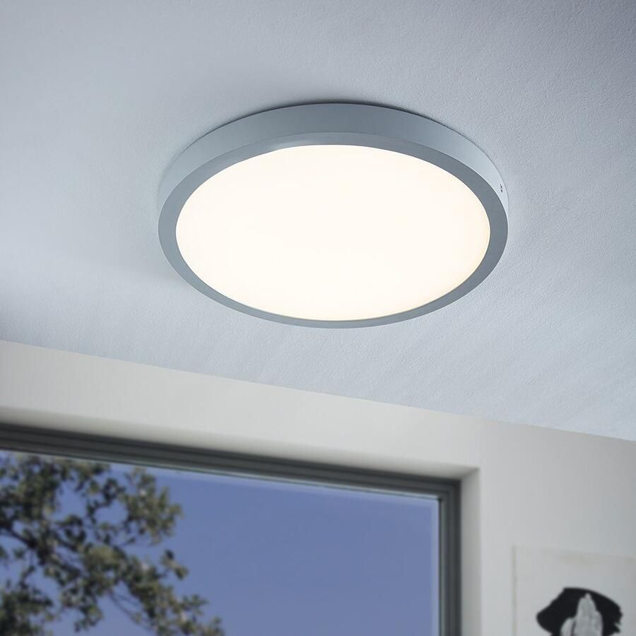 EGLO Opbouwarmatuur FUEVA 1 slank design slechts 3 cm hoog diameter 40 cm (1 stuk) - Foto 2