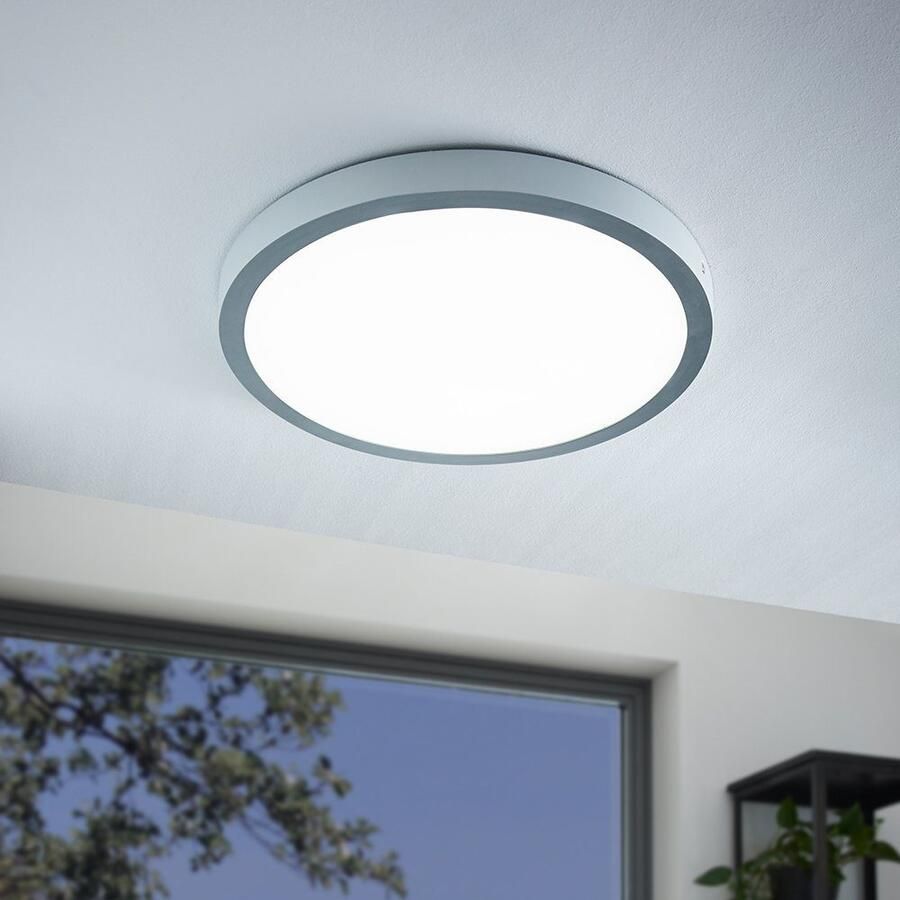 EGLO Opbouwarmatuur FUEVA 1 slank design slechts 3 cm hoog diameter 40 cm (1 stuk) - Foto 2