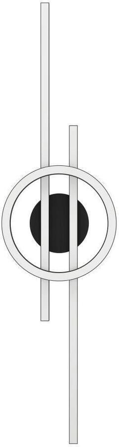 EGLO Plafondlamp AMANDOLO Deckenlampe Alu Stahl und Kunststoff Flurlampe Lampe dimmbare plafondlamp afstandsbediening metaal in zwart rgb backlight (1 stuk) - Foto 5