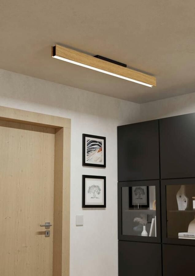 EGLO connect.z Anchorena-Z Plafondlamp 123 cm Bruin Zwart Wit Instelbaar RGB & wit licht Dimbaar Zigbee - Foto 4