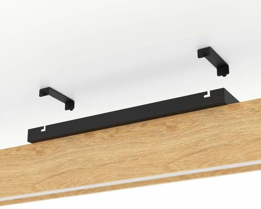 EGLO connect.z Anchorena-Z Plafondlamp 123 cm Bruin Zwart Wit Instelbaar RGB & wit licht Dimbaar Zigbee - Foto 3