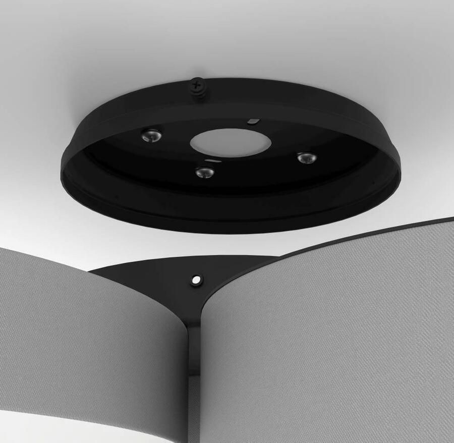 EGLO Plafondlamp BARBANO-Z App en spraakbesturing Alexa 60 5 x 56 5 x 9 cm excl. afstandsbediening (1 stuk) - Foto 2