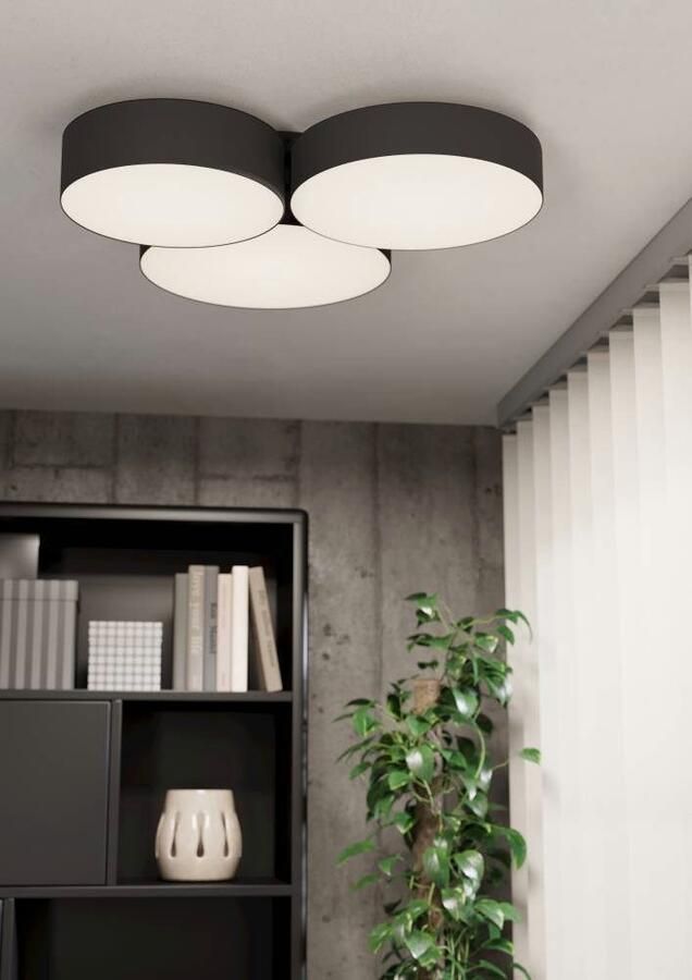 EGLO Plafondlamp BARBANO-Z App en spraakbesturing Alexa 60 5 x 56 5 x 9 cm excl. afstandsbediening (1 stuk) - Foto 13