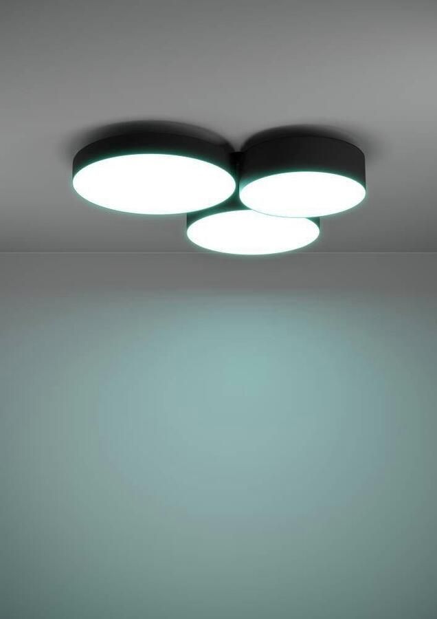 EGLO Plafondlamp BARBANO-Z App en spraakbesturing Alexa 60 5 x 56 5 x 9 cm excl. afstandsbediening (1 stuk) - Foto 11