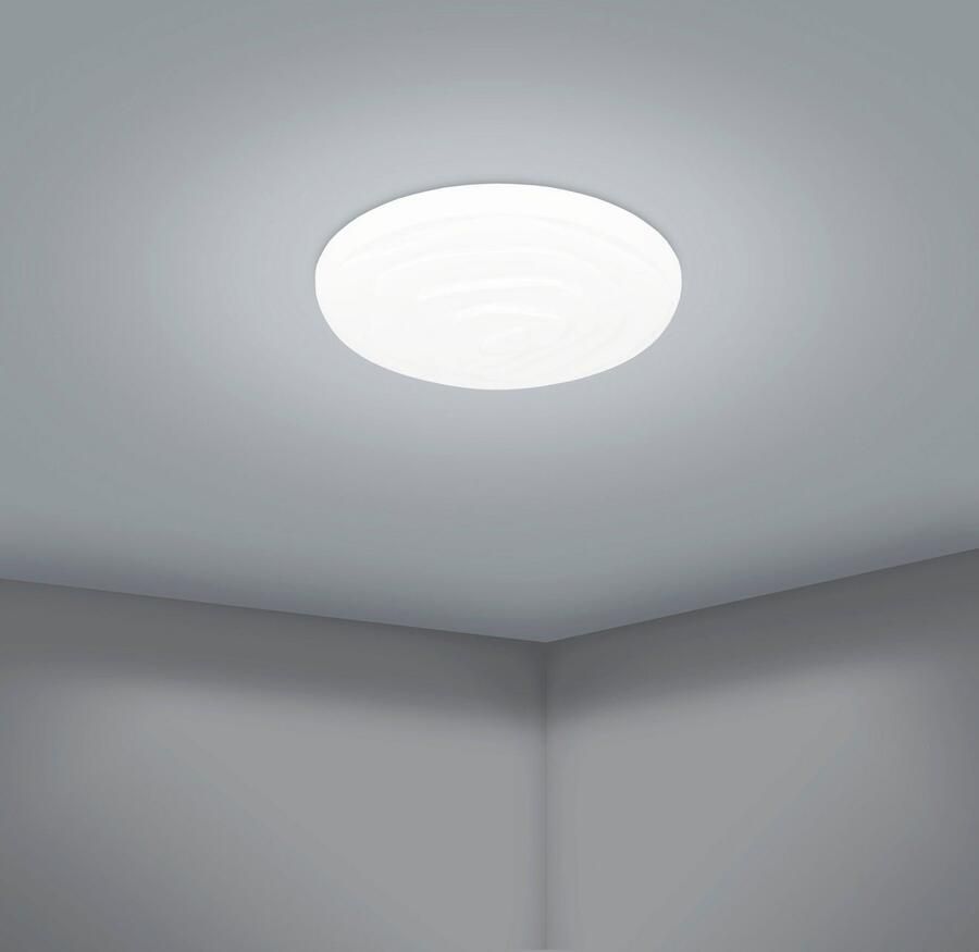 EGLO Plafondlamp BATTISTONA Plafondlamp in wit van staal warm wit koud wit (1 stuk) - Foto 2