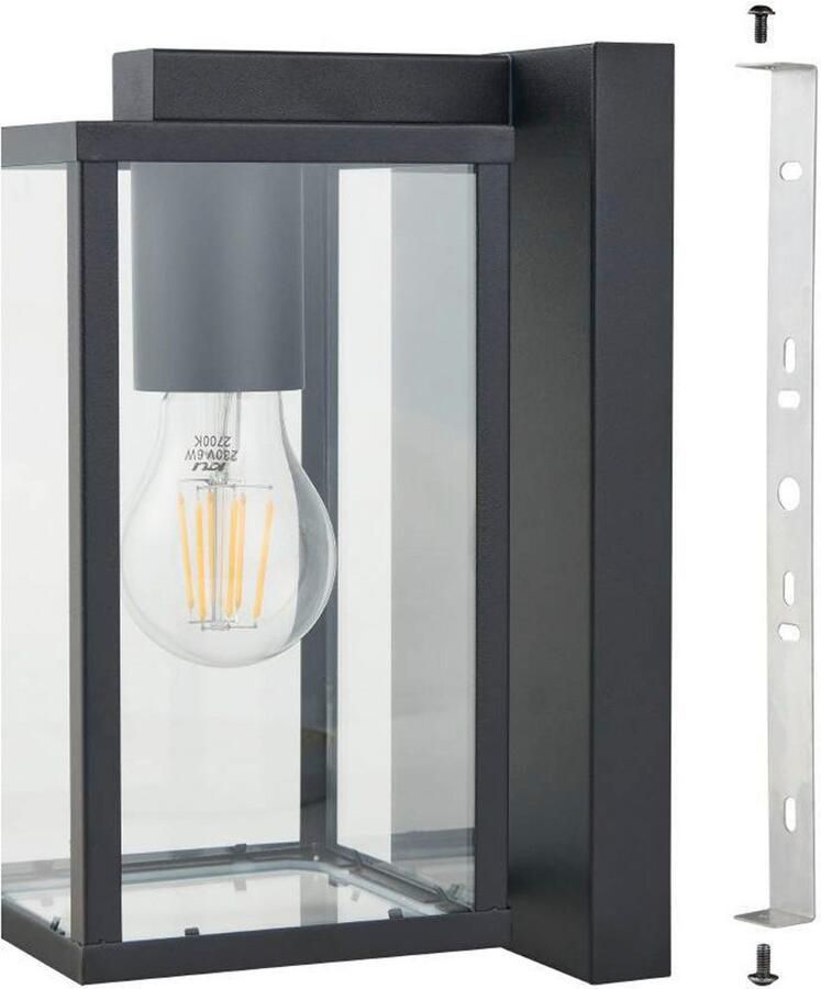 EGLO Plafondlamp BUDRONE Plafondlamp in zwart van staal excl. E27 40W (1 stuk) - Foto 2