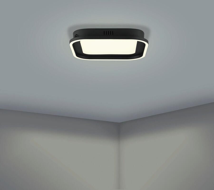 EGLO Plafondlamp CALAGRANO Plafondlamp in zwart van staal CCT kleurtemperatuurwisseling (1 stuk) - Foto 2