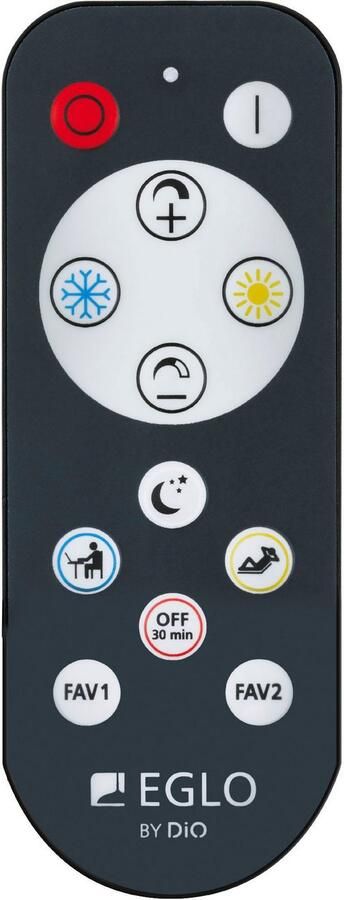 EGLO Plafondlamp CALAGRANO Plafondlamp in zwart van staal CCT kleurtemperatuurwisseling (1 stuk) - Foto 4