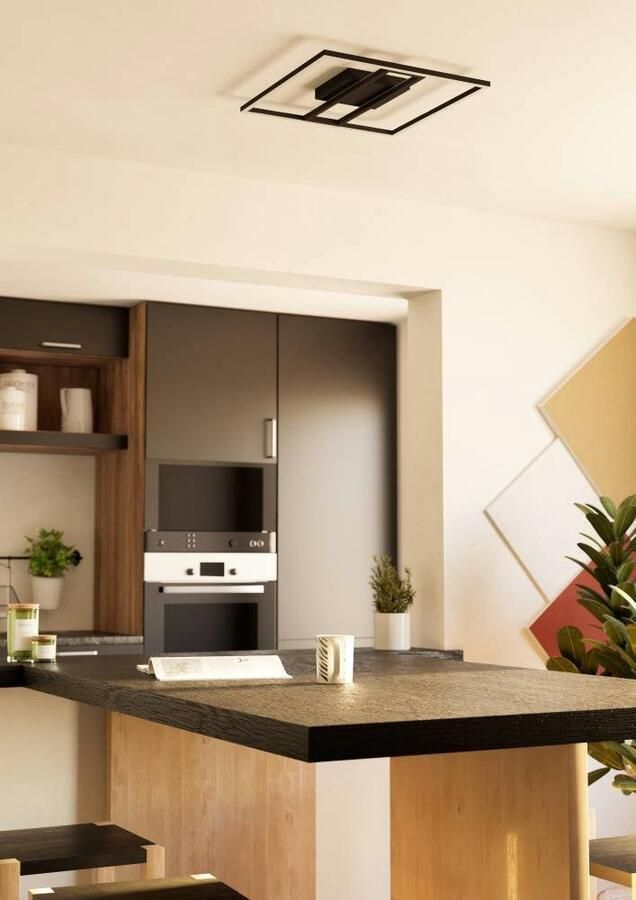 EGLO connect.z Calagrano-Z Plafondlamp 45 cm Zwart Wit Instelbaar RGB & wit licht Dimbaar Zigbee - Foto 9