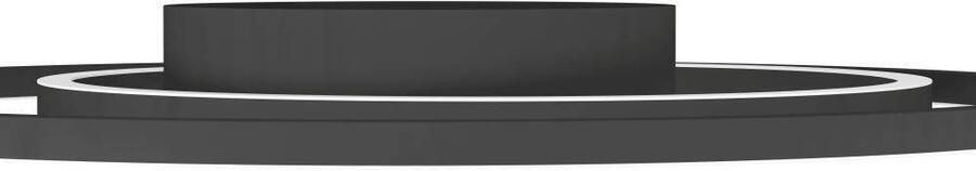 EGLO Plafondlamp CALAGRANO-Z plafondlamp zwart wit ZigBee 3.0 backlight timer App spraakbesturing Alexa ‎‎Ø45cm excl. afstandsbediening Disco-Modus (1 stuk) - Foto 9