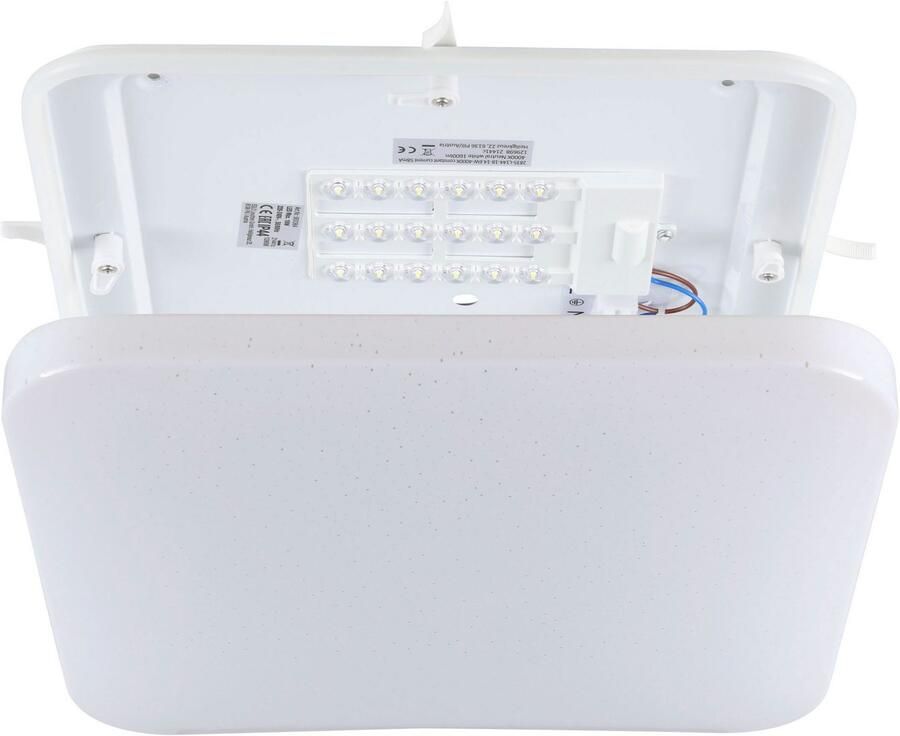 EGLO Plafondlamp FRANIA-S Sterrenhemel plafondlamp kristaleffect neutraal wit IP44 33 cm (1 stuk) - Foto 3