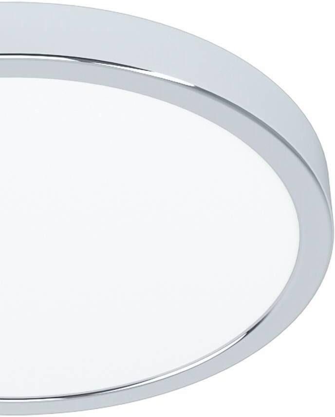 EGLO Plafondlamp FUEVA 5 Plafondlamp IP44 lage opbouwhoogte 20 Watt Rond Ø 28 5 cm LED opbouwlamp badkamer plafondlamp badkamerlamp IP44 (1 stuk)